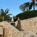 Julie Estelle Instagram - Lots of fun in the sun🌴☀️ Such a beautiful resort and surrounding. Just perfect for our little family getaway. Looking forward to our next visit! @raffles_bali #familygetaway