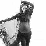 Julie Estelle Instagram - ⚫️⚪️ Captured by @dikhadheansa Styled @ivanteguhsantoso Dress by @yeftagunawan Hair & Makeup: @archangelachelsea @oca_ps #maternityshoot #julieestelle #33weekspregnant🤰