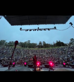Julien Baker Instagram - 7 shows in to Wild Hearts Tour❤️ here’s a big heaping THANKS to everyone who came to the shows; to our amazing band(s) and crew(s); to Sharon, Angel, and Quinn for having me on this adventure; to @moogsynthesizers for the bloops and @boonetattoos for the ink; and to my lucky SpongeBob socks !!!🧽 (as captured by @stephportphotos )