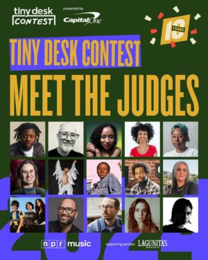 Julien Baker Instagram - excited to be a judge for @nprmusic’s 10th annual tiny desk contest alongside so many cool folks, including a few pals! you can submit your song until feb 21st at: npr.org/tinydeskcontest

#tinydeskcontest #nprmusic #npr #tinydesk