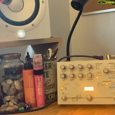 Julien Baker Instagram - *CLOSED* Day 5! Special Saturday treat courtesy of the good people at Hologram Electronics 🤖 presenting The Microcosm: sort of a delay, sort of a mini looper, sort of a sequencer, altogether brilliant and one of my favorite studio tools/springboards to musical creativity. Truly a portal to endless sonic exploration.  Here I’m running keys through it on an arpegiattor setting, and that’s only cool thing 1 of like 5000 you can do with it. Thrilled for someone out there to make some real wacky sounds, lfg y’all **** Each day's giveaway will be open for entries for 24 hours from time of posting. DAY 5 (12/17) - Hologram Microcosm To enter today: follow this account, like this post, and tag a friend in the comments (one friend per comment)! That's it. Enter as many times as you want (each tagged friend counts as one entry). The winner will be chosen by a random number generator. PLEASE READ CAREFULLY: The winner will ONLY be contacted via DM by the official @julienrbaker account on Instagram. We will NOT reach you through any other account. Please be aware of fake accounts. This giveaway is in no way affiliated with Meta nor Instagram.