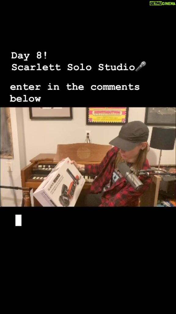 Julien Baker Instagram - *CLOSED*Day 9! Scarlett Solo Studio **** Each day’s giveaway will be open for entries for 24 hours from time of posting. *day 8 is now closed* DAY 9 (12/21) - Scarlett Solo Studio To enter today: follow this account, like this post, and tag a friend in the comments (one friend per comment)! That’s it. Enter as many times as you want (each tagged friend counts as one entry). The winner will be chosen by a random number generator. PLEASE READ CAREFULLY: The winner will ONLY be contacted via DM by the official @julienrbaker account on Instagram. We will NOT reach you through any other account. Please be aware of fake accounts. This giveaway is in no way affiliated with Meta nor Instagram.