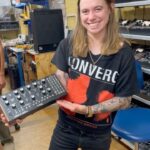 Julien Baker Instagram – While on tour last week here in Asheville, @julienrbaker and bandmates stopped by to build their own Mother-32, DFAM, and Subharmonicon alongside members of our Production team!

Thanks so much to everyone involved for their time and care with these instruments and the whole process ☺️❤️🎶