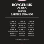 Julien Baker Instagram - Excited to announce that @xboygeniusx are playing Re:SET this June with Clairo, Dijon, and Bartees Strange. Register now for early ticket access at resetconcertseries.com
