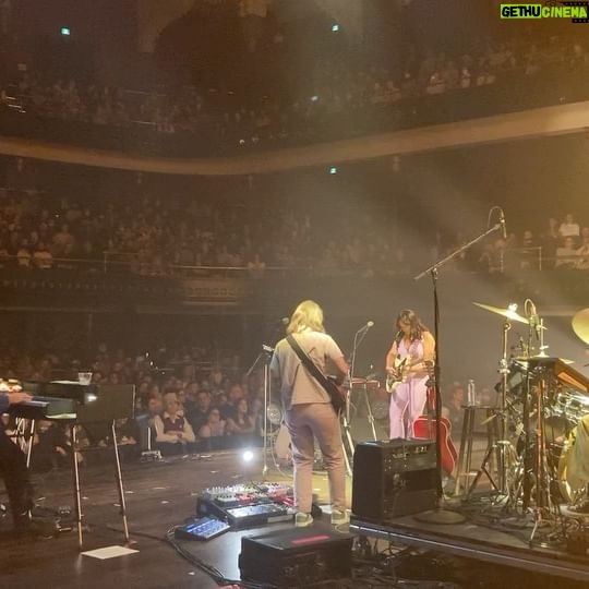 Julien Baker Instagram - We’re at the end, and what a shame. Memories were made, friendships cultivated, gigs saved, and forces joined for a common good! 2000s animated classics were watched, beats were made, hoops were shot, pits were braved! Thank you, thank you, thank you to every single precious soul on this tour for making this such a beautiful experience ❤️‍🔥🌈🎷 can’t express the love and kindness I’ve felt each day of my journey with Angel, Sharon and Quinn— actual heroes of mine— and all of our crews without whom we would be utterly lost!! So long farewell time to go home watch regular season ball and pet my dog Photo 1 by @katiephilo , photo 3 by @mblitzphoto