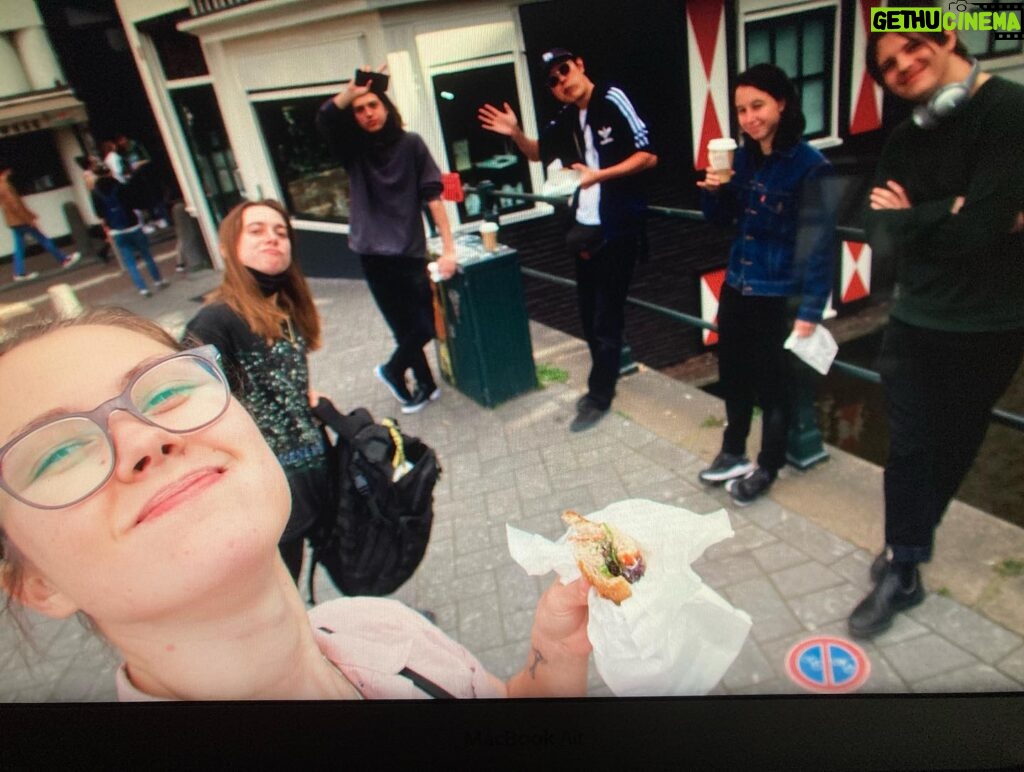 Julien Baker Instagram - Just over halfway done with EU tour! Happiness and Absurdity are indeed two children of the same earth! Thanks all you show-goers for your enthusiasm and graciousness; Thank you @ratboysband for rippin these gigs with us; Thank you universe for pups and soundcheck olives Photo #2 by @rustyshepherd ❤️