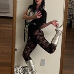 Juliette Lewis Instagram - When I organize my closet I always end up trying on possible stage outfits. 🦹‍♀️ (Rocknroll show coming in June I fckn sware)