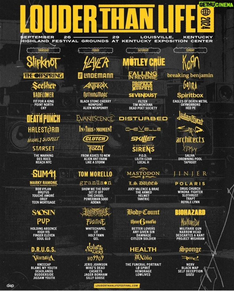Juliette Lewis Instagram - Juliette & The Licks are playin same day as SLAYER , ANTHRAX and many more So bring your 😈🤘 GET TICS @louderthanlifefest ⚡️👏