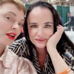 Juliette Lewis Instagram - We made it! Where? Right where we’re at. Love this woman @rosemcgowan 🌹😘