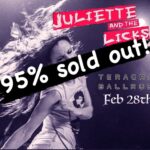 Juliette Lewis Instagram - UPDATE LA @teragramla is SOLD OUT- #julietteandthelicks #bestliveband #rocknroll