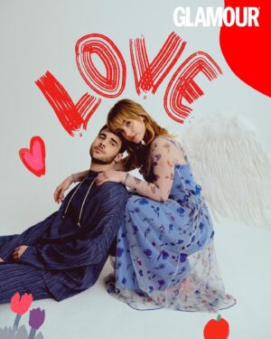 Julio Peña Instagram - Qué ganas teníamos de compartiros esta preciosa portada. 🕊️❤️‍🩹
Gracias @glamourspain y @armanibeauty por juntarnos por #SanValentín para celebrar el AMOR