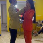 Jumana Karim Instagram - كواليس #غيد هذا المشهد من اصعب المشاهد تصور بعز البرد ساعه ٤ الصبح ومنعرف الرقصه لااني ولا وسام اشتي وبهاء علموني واني علمت وسام وميتين ضحك وسام خجلان واني كذلك وسلامتكم