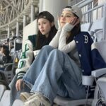 Jung Lea Instagram – 이쁜 모자쓰고 너무나 멋진 경기를 보고온 어느날..😁💛
정리아 신난거 보이시죠 LEAMONS~🍋