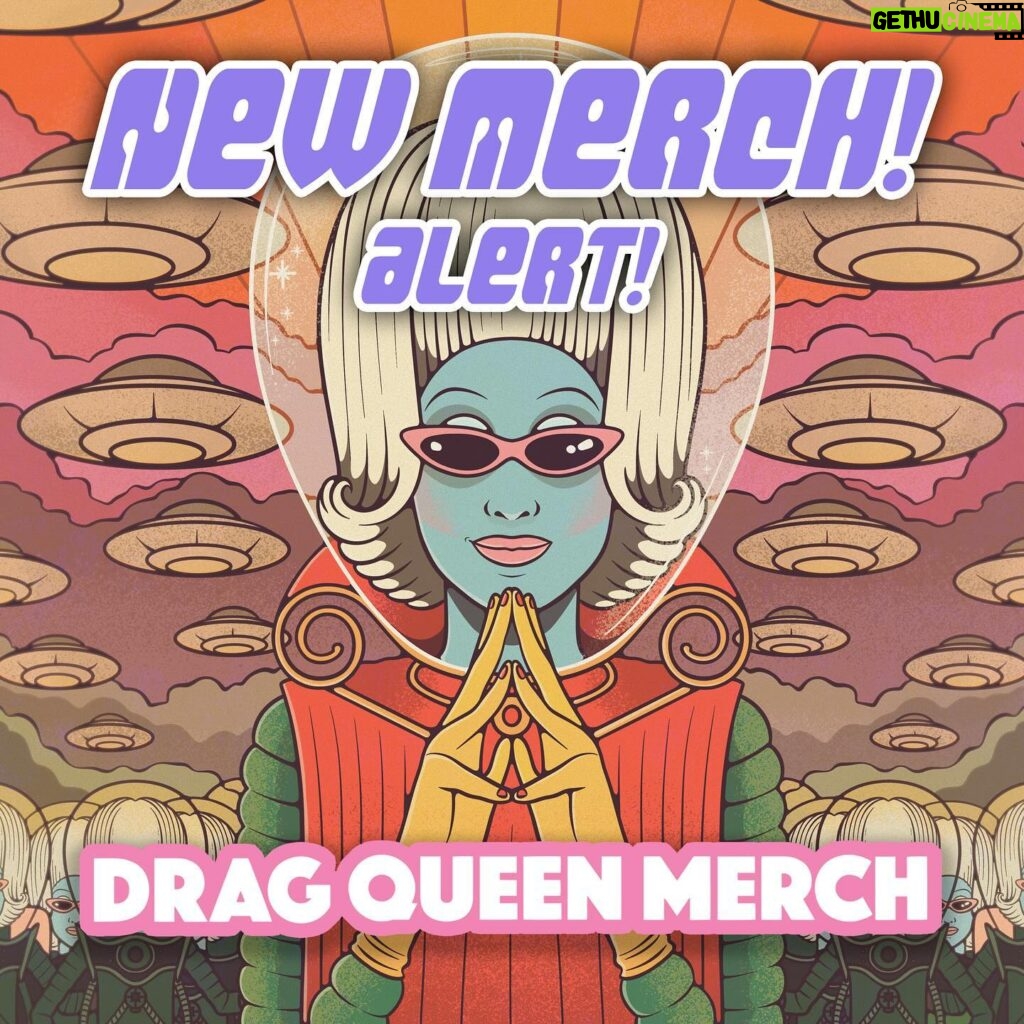 Juno Birch Instagram - T Shirts, tote bags and poster prints! @marcbeggar did it again with a stunning Mars Attacks Birch merch design! Available now on @dragqueenmerch