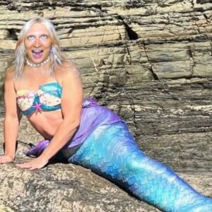 Juno Birch Instagram - Doing my makeup like a soaking wet mermaid on the YouTube channel today! Thank you @ellis_atlantis and @blendbunnycosmetics for sending me your new fabulous collection!