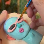 Juno Birch Instagram - I’m sculpting again 👽💕