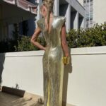Juno Temple Instagram - Golden hours✨ @versace literally wearing liquid dreams❤️‍🔥thank you❤️‍🔥