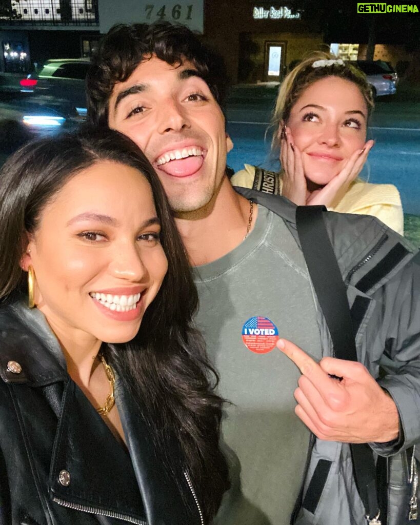 Jurnee Smollett Instagram - My #votingsquad is on it! We are having a party at the polls and my homie @taylorzakharperez followed the assignment and voted early!! @madelyncline and I are about to do the same! Your voice is vital fam, please make a plan and bring your friends to the polls! November 8th!! We can’t let them silence our voice. @whenweallvote