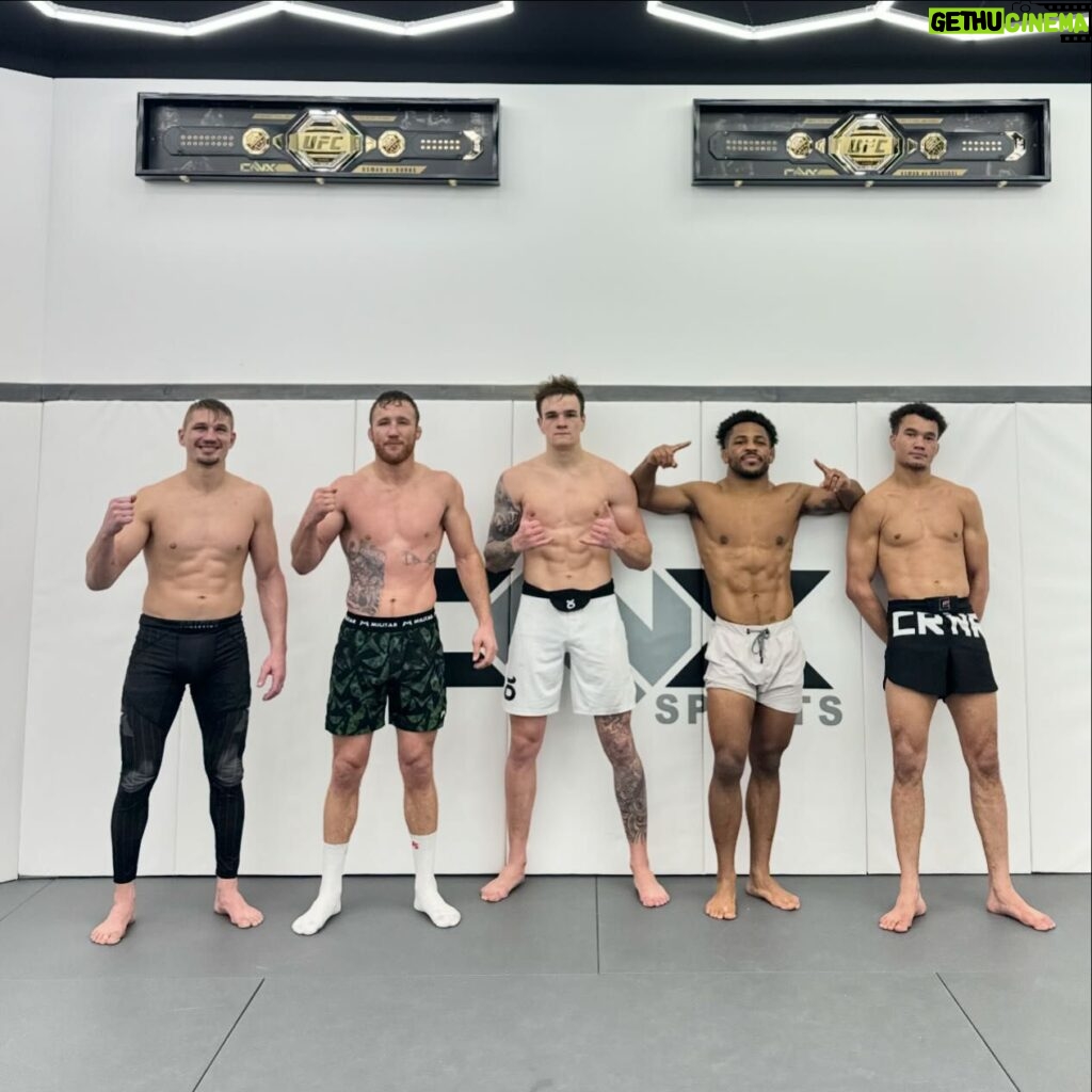 Justin Gaethje Instagram - When the shit goes down, you better be ready🎶 @austinhubb155 @marshroyjo @cossackmma @king_colgan @onxlabs #ufc300