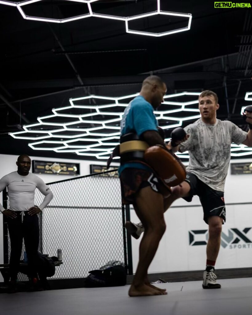 Justin Gaethje Instagram - Picking up some dangerous combinations with @cosmoalexandre this week #ufc300 #bmf