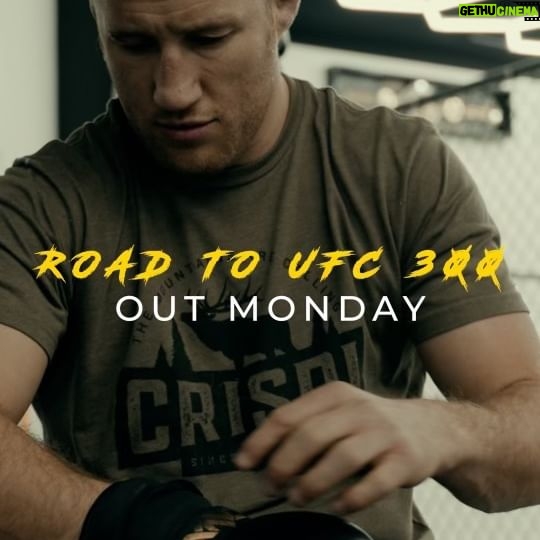 Justin Gaethje Instagram - Road To UFC 300 series is live on my YouTube Monday #work #ufc300 @onxlabs @ufc 🎥: @eyevisualize 👊