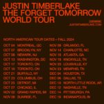 Justin Timberlake Instagram - THE FORGET TOMORROW WORLD TOUR. SEE YOU THERE ❤️ #TFTWTOUR