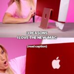 Justine Ezarik Instagram - 3 Reasons Why I love the new M3 iMac…. 1. Awesome Design - The M3 iMac maintains its slim profile and comes in a variety of colors (of course PINK is my favorite), which of course makes it a visually appealing addition to any room— not just a home office. The design is not just about looks; it’s also practical, with a small footprint that fits well in different environments. 2. Easy Setup & Beautiful Display - The setup process is so dang fast and easy thanks to the magnetic power cord and automatic Bluetooth pairing for the keyboard and mouse. And then once you’re in the 4.5K Retina display hits you in the face with sharp, vibrant visuals. I just want to sit and look at it all day… 3. Insane Performance - And of course at the heart of the iMac is Apple’s brand new M3 chip, which delivers improved performance over its predecessor, and since the previous version of the iMac only had the M1.. this iMac is getting a huge upgrade. So it can handle pretty much anything, from everyday computing to more demanding applications, without lag or slowdown. BONUS POINTS!!! - The built-in 1080p FaceTime camera and six-speaker sound system look and sound great. Perfect for meetings or streaming! - You can upgrade to a Magic Keyboard with Touch ID and a Magic Trackpad. Nice. - This probably should have been number 1 but the new iMac starts at just $1,299. Kinda crazy. Overall, the new M3 iMac stands out for its combination of design, ease of use, and performance, making it a solid choice for both personal and professional use. #NewiMac #M3Chip #AppleiMac