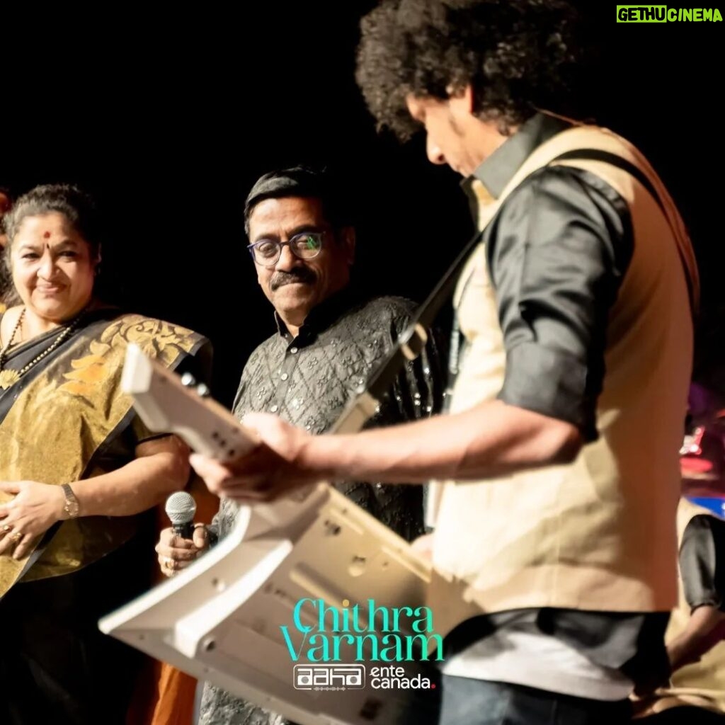 K. S. Chithra Instagram - Capturing the essence of Chitravarnam 2024 in Toronto! ✨ Organized by AAHA RADIO & Ente Canada @kschithra. Clicks by @dot_ca_media @the_visual_artisan #kschithra #vanambadi #ChitravarnamToronto2024 #ChitraVarnam #aaharadio #entecanada