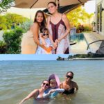K Brosas Instagram - Salamat at nakapag bonding/vacay uli kasama inaanak ko at bff! labyu both somats! @itspokwang27 @malia_tisayngmasa18 🥰