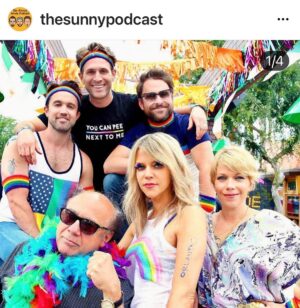 Kaitlin Olson Instagram - Happy #pride babyyyyyyz!!! I♥️you!!! #lgbt #lgbtq #loveislove #love #protecttranskids @thesunnypodcast @alwayssunnyfxx