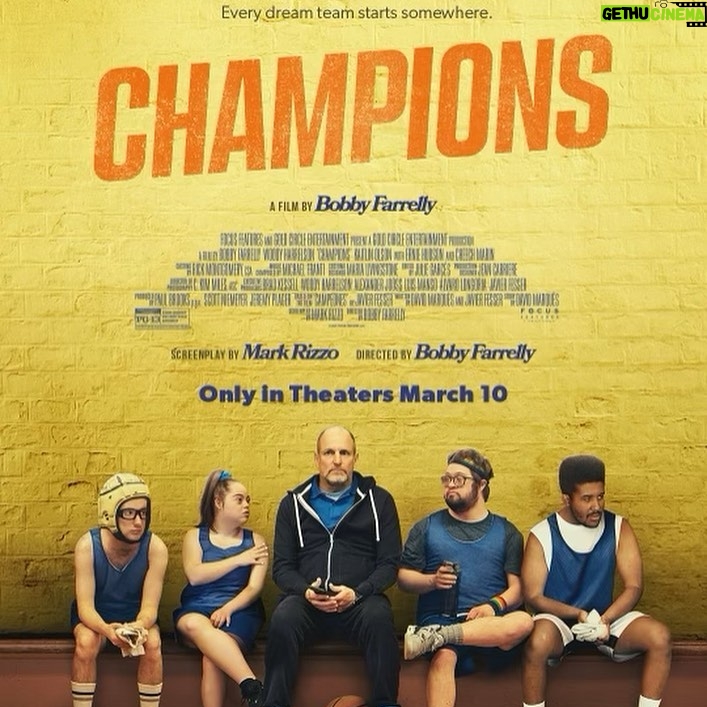 Kaitlin Olson Instagram - Laugh a lot and feel warm & gooey inside. ♥️🏀 In theatres March 10th @championsthefilm
