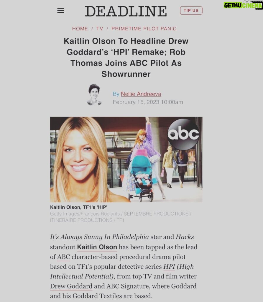 Kaitlin Olson Instagram - March is booked