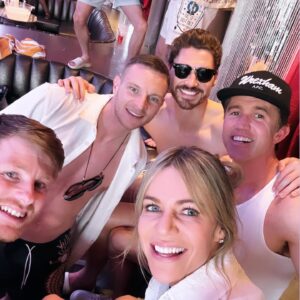 Kaitlin Olson Instagram - Another promotion next year, please, this Vegas tradition is fun. @wrexham_afc @wrexhamfx