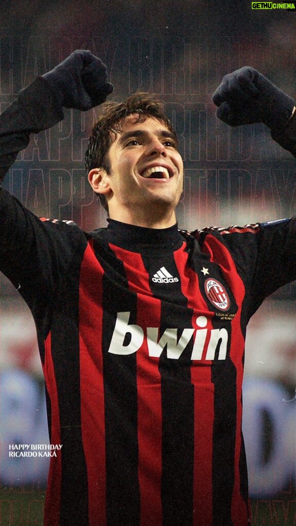 Kaká Instagram - One in a million, probably more 😉 #HBD @kaka 🎉❤️🖤 #SempreMilan