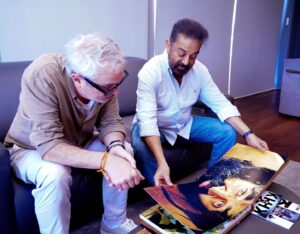 Kamal Haasan Instagram - Met Mr.Alfonso Cuaron my brethren and an offspring from the same mother “cinema “We spoke cinema ,cinema and more cinema .I shared my joy over lunch along with the seasons mangoes and some of my fraternity Mr.Maniratnam ,Mr.A.R.Rahman ,Mr.Ravi K Chandran , Mr. Mahendran, Mr. Narayanan, Ms.Aditi Rao Hydari,Mr.Siddharth and Ms.Amritha .“Alfonso meets Banganapalli “quipped Mr.Siddharth. @alfonsocuaron