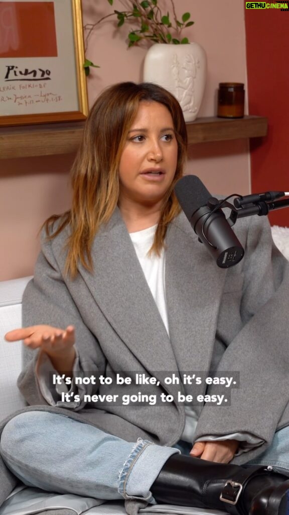 Kamie Crawford Instagram - What’s meant for you is already yours ✨ This week, we’re joined by Actor, Producer, and Founder of @beingfrenshe , @ashleytisdale ! We talk about her journey breaking away from her iconic roles to becoming a mom and entrepreneur, and how her mental health journey inspired her brand. 🫶🏽 Click the link in our bio to listen! #ashleytisdale #relationshitpod