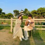 Kang Min-kyung Instagram - 짱적재오빠랑 날 좋은 날, 예쁜 노래 함께 불렀어요. 그래서 여러분 우리랑 같이 걸을거예요 말거예요 ?.? 🧡 풀 버전은 유튜부에….