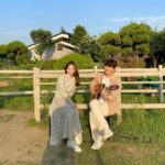 Kang Min-kyung Instagram - 짱적재오빠랑 날 좋은 날, 예쁜 노래 함께 불렀어요. 그래서 여러분 우리랑 같이 걸을거예요 말거예요 ?.? 🧡 풀 버전은 유튜부에….
