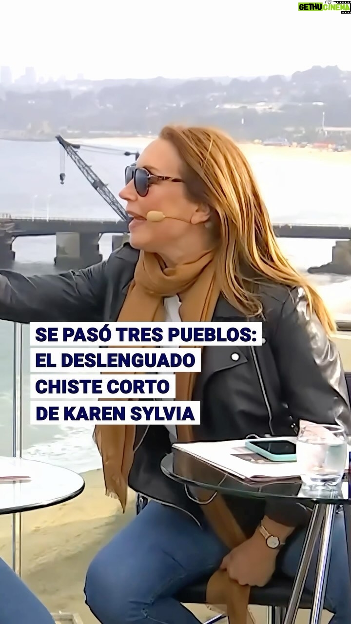 Karen Doggenweiler Instagram - Era un chiste inocente 🫣😂 cc: @muchogustomatinal @mega.tv #humor