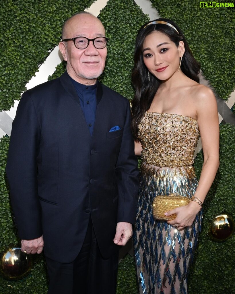 Karen Fukuhara Instagram - In honor of today - flashback to The Golden Globes with the one and only @joehisaishi.official Wishing THE BOY AND THE HERON team the best tonight🫶🏼