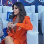 Karishma Kotak Instagram - Bright and ready for day 4 @ispl_t10 🏏🏏 With @samirkochhar 🎤