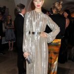 Karolína Kurková Instagram - #KKStyle // Metallics have a way of remaining neutral but bringing a lot of personality to any look, casual or dressy. This is one of my favorite looks, head to toe silver. What do you think?