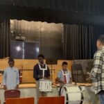 Karolína Kurková Instagram - Loved seeing these talented young men play music x @playingforchangefoundation in partnership with @youngmusiciansunite at The Young Men’s Preparatory Academy in Wynwood. Proud to be investing in-school music education for the next generation to uplift and empower youth. See you all tomorrow and thank you all you do @whitsylvr @staceyadventures