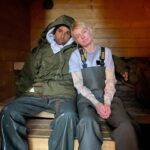 Kate Bosworth Instagram - BTS LAST SENTINEL 🫶🏻 1. @its_lucien trying to warm ourselves in a sauna after being drenched at night in the freezing Baltic sea 🌊 2. Wardrobe fitting / becoming Cassidy! 3. First rehearsal w/ the maniac gang @its_lucien @thomaskretschmann #martinmccann #taneltoom 4. Bangs! Cowlick behaving! 5. Could wear weird oversized rubber outfits all day long in real life / loving my brilliant director. 6. @its_lucien copying my style… again. 7. Whimsical Estonia 🇪🇪 8. Can you understand this? she’s a mystery…… 9. On set! 10. Long days / exhausted from the cowlick / failing to tame her. If you’re not watching #LastSentinel you should be!!! Promise, it’s a goodie 🥊 #intheaters #ondemand