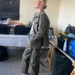 Kate Bosworth Instagram - BTS LAST SENTINEL 🫶🏻 1. @its_lucien trying to warm ourselves in a sauna after being drenched at night in the freezing Baltic sea 🌊 2. Wardrobe fitting / becoming Cassidy! 3. First rehearsal w/ the maniac gang @its_lucien @thomaskretschmann #martinmccann #taneltoom 4. Bangs! Cowlick behaving! 5. Could wear weird oversized rubber outfits all day long in real life / loving my brilliant director. 6. @its_lucien copying my style… again. 7. Whimsical Estonia 🇪🇪 8. Can you understand this? she’s a mystery…… 9. On set! 10. Long days / exhausted from the cowlick / failing to tame her. If you’re not watching #LastSentinel you should be!!! Promise, it’s a goodie 🥊 #intheaters #ondemand