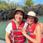 Kate Bosworth Instagram - We are honoring #worldoceansday 🐳🐢🌎 by supporting The Charles Darwin Foundation. Since 1959 the Charles Darwin Foundation has been a guardian of the Galapagos’ uniqueness and protected species. We recently experienced this magnificent wildlife up close (there are only 4,000 Galapagos penguins in existence!) and we feel more inspired than ever to help protect our oceans and the species that depend on them for their survival. (Swipe to see marine iguanas, blue and red footed boobys, the Galapagos penguin, and a video of baby sea lions just learning to swim play 🥹🩵) If you would like to help, please visit darwinfoundation.org to learn more 🙏🏻🌊