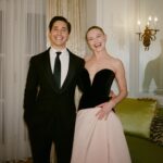 Kate Bosworth Instagram - On film! #bts @vanityfair 🎀 Thank you @samanthamcmillen_stylist @moniquelhuillier for this beautiful dress 💞 (& my dream date @justinlong for so sweetly making sure it looked perfect for me :) @danadelaney @charlottetilbury for nailing the less-is-more assignment 🙏🏻 @bridgetbragerhair @jennaleeartistry you girls are my heroes!!! I would have been lost without you 🫶🏻 @ashlie_johnson 💅🏻 the most important manicure to date 😘 📸 @logansrice