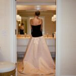 Kate Bosworth Instagram - On film! #bts @vanityfair 🎀 Thank you @samanthamcmillen_stylist @moniquelhuillier for this beautiful dress 💞 (& my dream date @justinlong for so sweetly making sure it looked perfect for me :) @danadelaney @charlottetilbury for nailing the less-is-more assignment 🙏🏻 @bridgetbragerhair @jennaleeartistry you girls are my heroes!!! I would have been lost without you 🫶🏻 @ashlie_johnson 💅🏻 the most important manicure to date 😘 📸 @logansrice