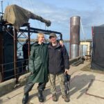 Kate Bosworth Instagram - BTS LAST SENTINEL 🫶🏻 1. @its_lucien trying to warm ourselves in a sauna after being drenched at night in the freezing Baltic sea 🌊 2. Wardrobe fitting / becoming Cassidy! 3. First rehearsal w/ the maniac gang @its_lucien @thomaskretschmann #martinmccann #taneltoom 4. Bangs! Cowlick behaving! 5. Could wear weird oversized rubber outfits all day long in real life / loving my brilliant director. 6. @its_lucien copying my style… again. 7. Whimsical Estonia 🇪🇪 8. Can you understand this? she’s a mystery…… 9. On set! 10. Long days / exhausted from the cowlick / failing to tame her. If you’re not watching #LastSentinel you should be!!! Promise, it’s a goodie 🥊 #intheaters #ondemand