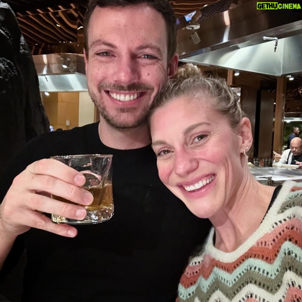 Katee Sackhoff Instagram - No matter the angle…the image is two very tired parents 😂🤷🏼‍♀️Love this man 😍 #lasvegas Evening away from the bubs 🐣❤️